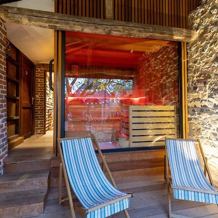 Tynil Saint Jean: Renovated Old Barn + Nordic Bath Villa Aubel Ngoại thất bức ảnh