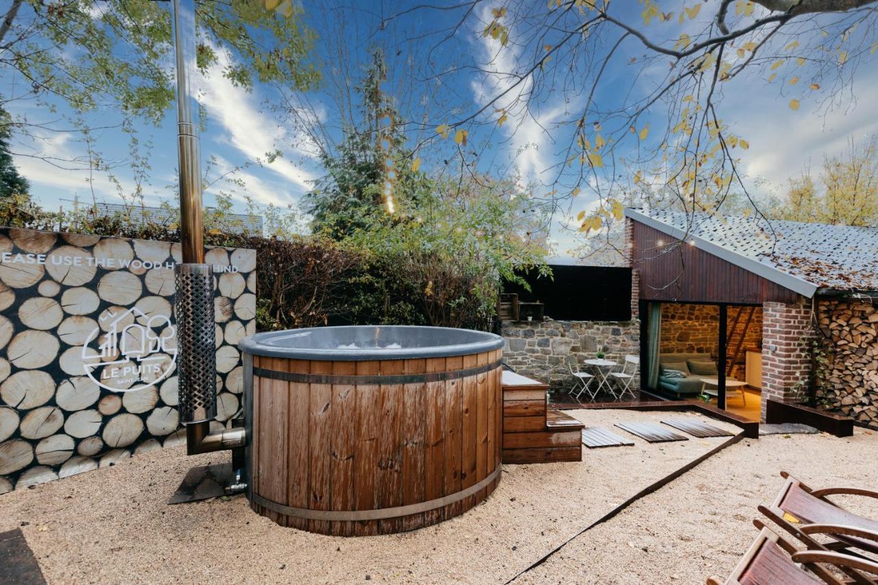 Tynil Saint Jean: Renovated Old Barn + Nordic Bath Villa Aubel Ngoại thất bức ảnh